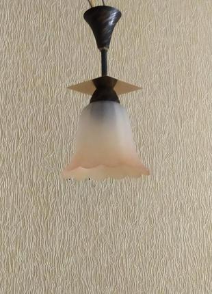 Невелика люстра світильник підвіс на 1 лампу