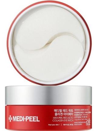 Патчи medi-peel red lacto collagen eye patch, 60 шт