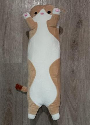 М'яка іграшка - подушка . кіт батон обіймашка 55 см