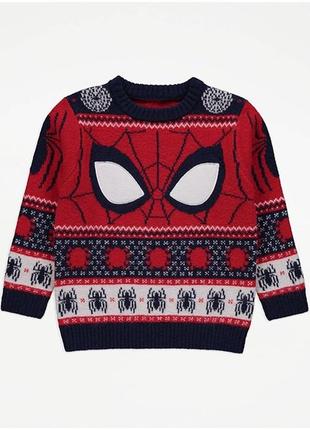 Вязанный рождественский джемпер marvel spider-man george 67871 фото
