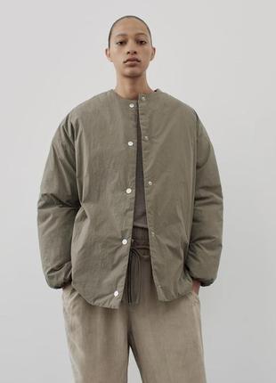 Водовідштовхуюча стьобана куртка zara