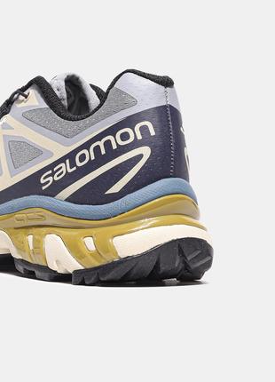 Кроссовки salomon advanced soft ground blue beige8 фото