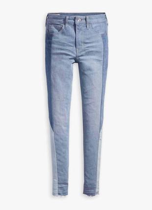 Levi's 721 high rise patchwork denim джинси1 фото