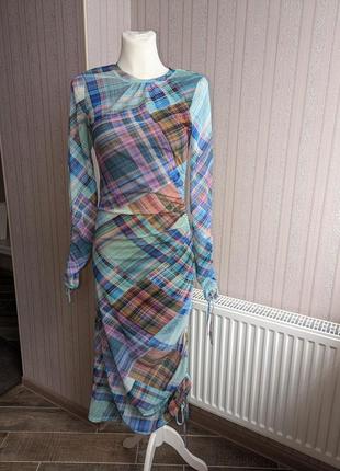 Нова сукня плаття міді в сітку2 фото