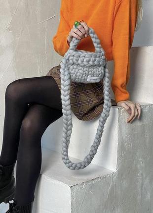 В’язана сумочка від українського бренду “poshy”