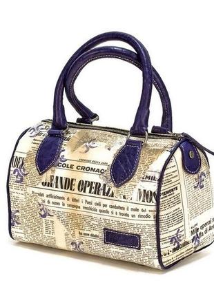 Vintage - ручная работа - сумка саквояж от итальянского бренда "momaboma"
