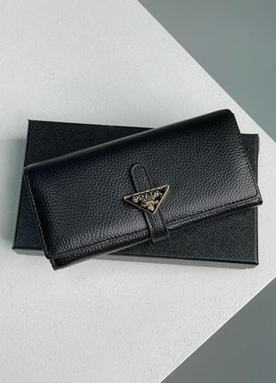 Кошелек prada large leather wallet