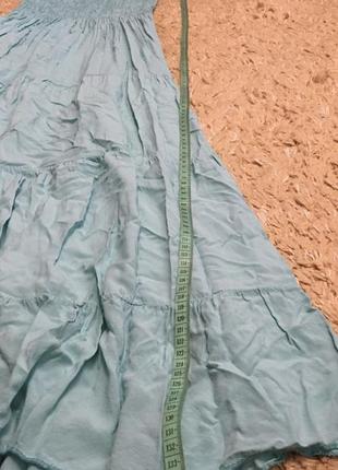 Літній сукня віскоза з відкритими плечима рукав "ліхтарик"8 фото