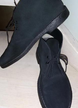 Замшеві черевики clarks ,розмір 46 (30,2 см)7 фото