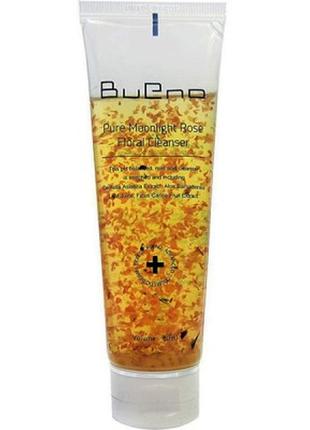 Гель для умывания с лепестками роз bueno pure moonlight rose floral cleanser 80ml