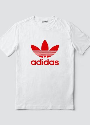 Женская футболка оверсайз oversize adidas адидас белая