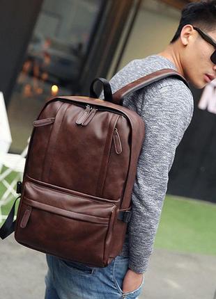 Чоловічий міський рюкзак-сумка6 фото