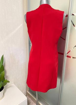 Платье-жакет zara красное м3 фото