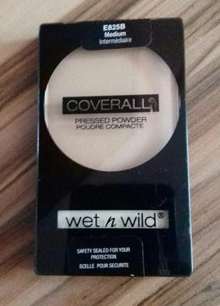 Матирующая бархатная увлажняющая пудра wet n wild coverall pressed powder e821b fair e822b fair/ligh2 фото