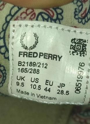 Кеды фирмы fred perry.размер 43-44.в очень красивом состоянии6 фото