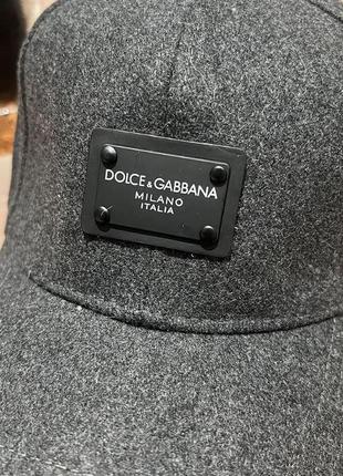 Зимова кепка бейсболка dolce & gabbana9 фото