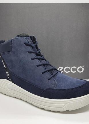 Кожаные ботинки ecco мембране gore tex оригинал