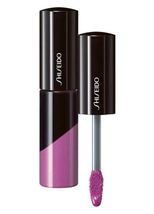 Стойкий, сияющий, увлажняющий блеск shiseido lacquer gloss vi207 nebula
