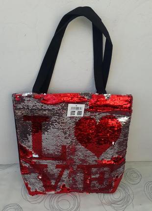 Нова сумка-шоппер яскрава стильна сумка