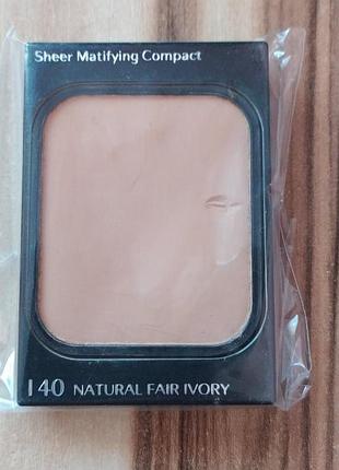 Матуюча пудра shiseido sheer matifying compact spf 10 рефил