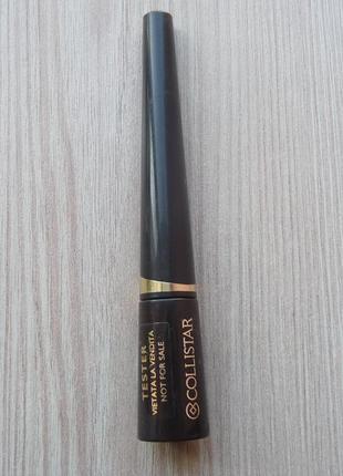 Подводка-фломастер collistar tecnico eye liner фетровая кисточка черная3 фото