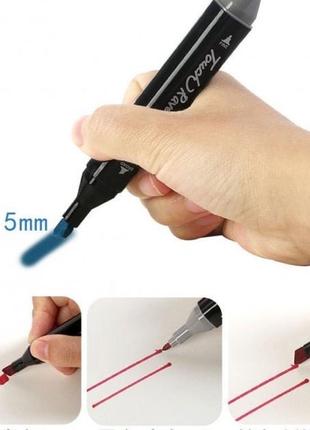 Набір маркерів для малювання touch 80 шт./уп. двосторонні професійні фломастери3 фото