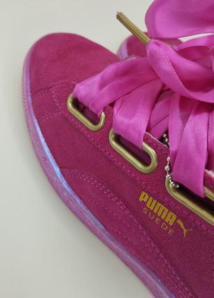 Оригинальные женские кеды puma suede satin hurt 39р.7 фото