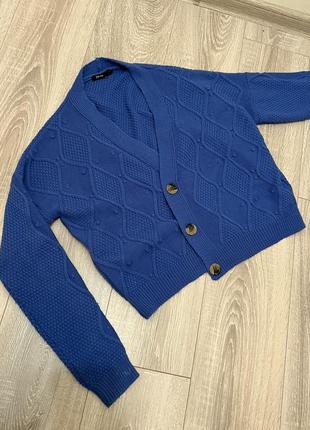 Кардиган синий