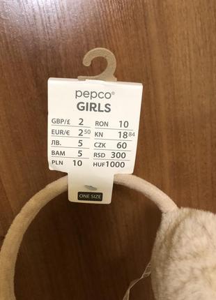 Пушистые наушники pepco one size для девочек3 фото
