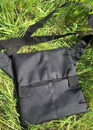 Сумка мужская мессенджер с кобурой. тактическая сумка из ткани, сумка кобура через плечо, сумка тактическая наплечная5 фото