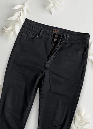 Брюки джинсы стрейчевые скинни штаны чёрные long лонг длинные6 фото