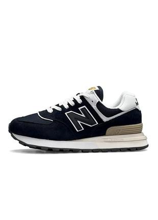 Мужские замшевые синие кроссовки с сеткой в стиле new balance classic 🆕 нью баланс