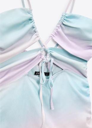 Zara сукня платье на затяжках3 фото