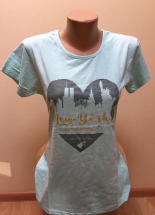 Футболка з принтом new york