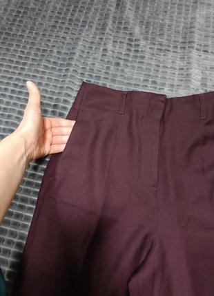 Брюки брюки женские укороченные зауженные высокая посадка7 фото