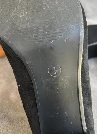 Туфли лодочки дочери эко замша