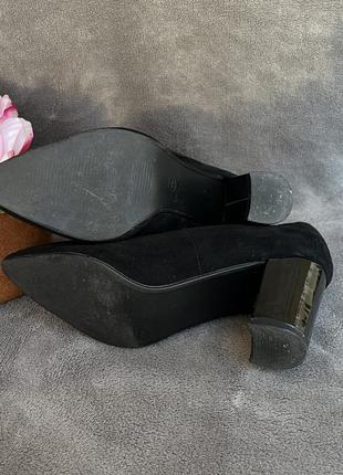 Туфли лодочки дочери эко замша