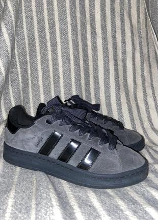 adidas gazelle silver green womens Grade School adidas Campus 00s Black / Black / 6 main image 1