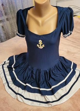 Платье морячка5 фото