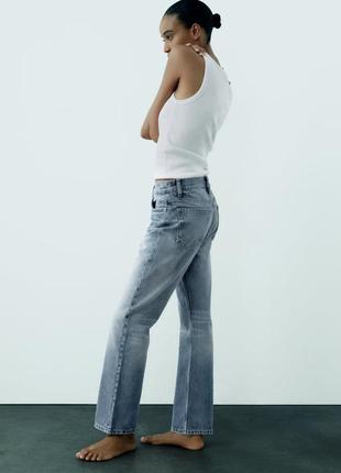 Прямі джинси zara straight3 фото