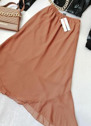 Длинная юбка шифон на подкладке2 фото