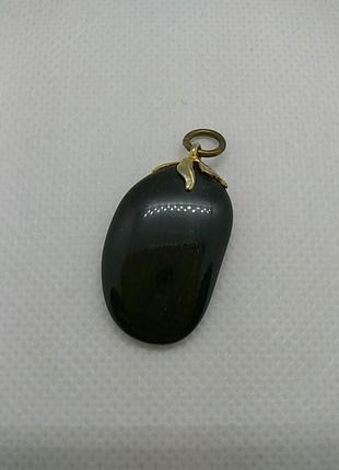 Вінтажна підвіска з великобританії натуральний камінь гематит