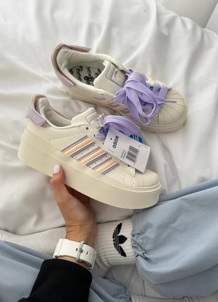 Женские кроссовки адидас adidas amsterdam bonega “purple macaroon”