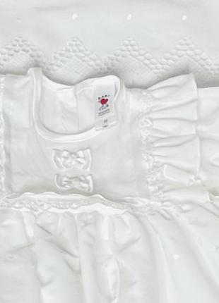 Хрестильна сорочка baby club одяг для хрещення4 фото