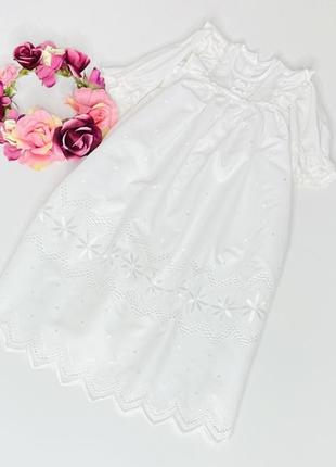 Крестильная рубашка baby club одежда для крещения