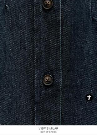 Новое женское джинсовое платье зара, оригинал, размер xl-xxl8 фото