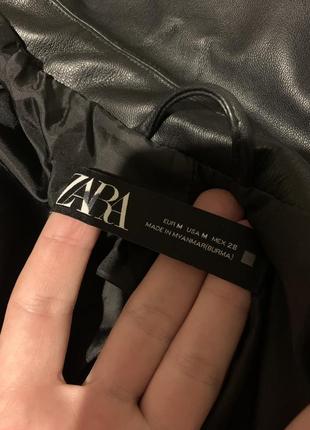 Куртка із штучної шкіри zara5 фото