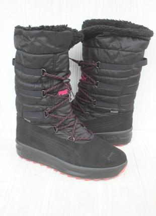 Зимние ботинки puma aronia shearling gore-tex 38р непромокаемые1 фото