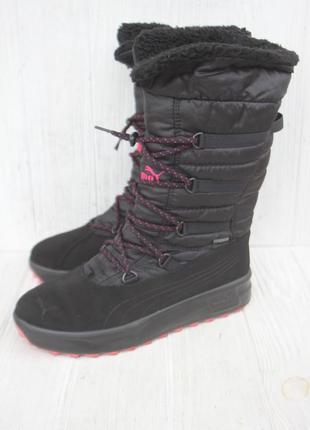 Зимние ботинки puma aronia shearling gore-tex 38р непромокаемые3 фото