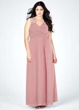 Шикарное шифоновое платье 50-52 размер